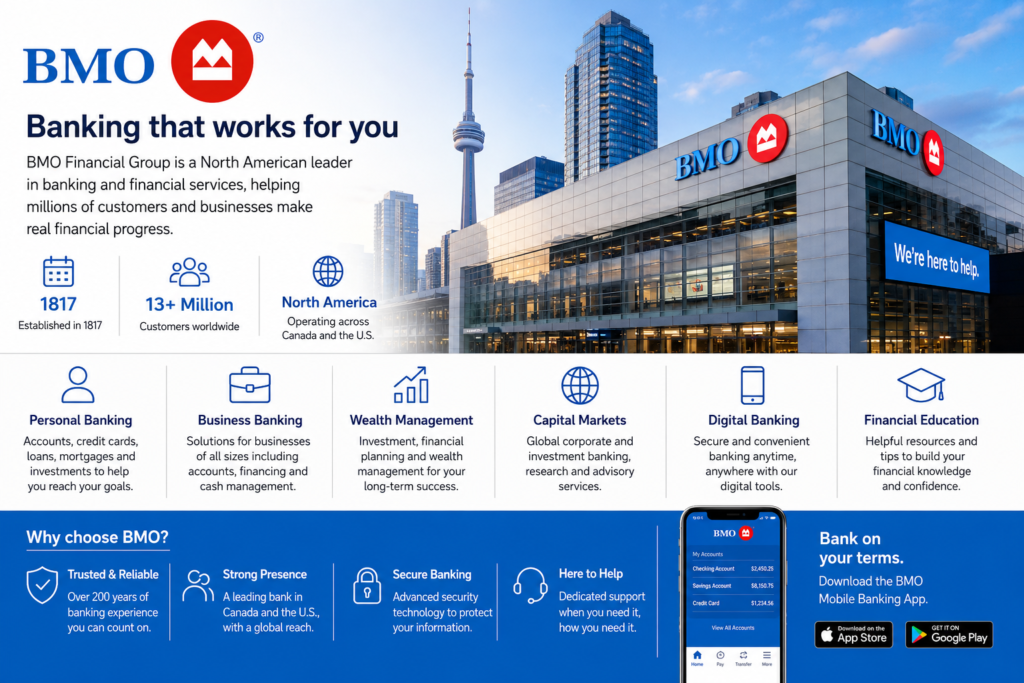 BMO: Banking and Financial Services for Individuals and Businesses